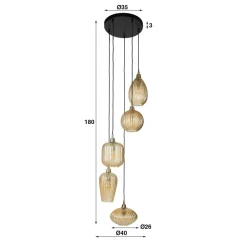 Lampen Und Leuchten*Pharao24 Hängelampe Venjus