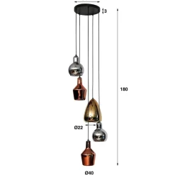 Pharao24 Hängeleuchte Badiola><noscript><img width=