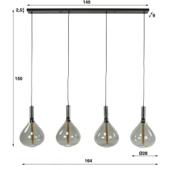 Lampen Und Leuchten*Pharao24 Hängeleuchte Sempra