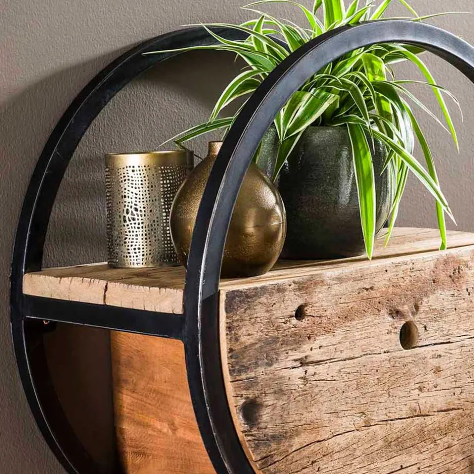 Pharao24 Hängeregal Gabrun> Wohnzimmerregale|Massivholzregale