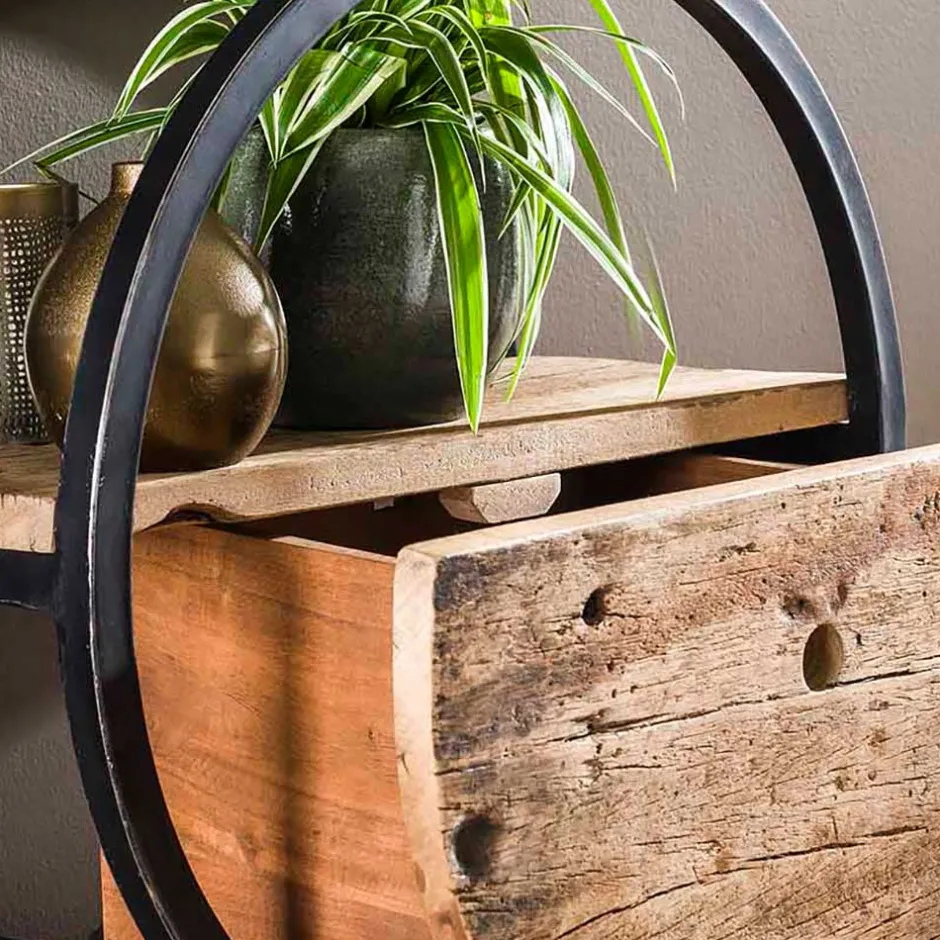 Pharao24 Hängeregal Gabrun> Wohnzimmerregale|Massivholzregale