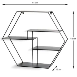 Pharao24 Hängeregal Metall Blue><noscript><img width=