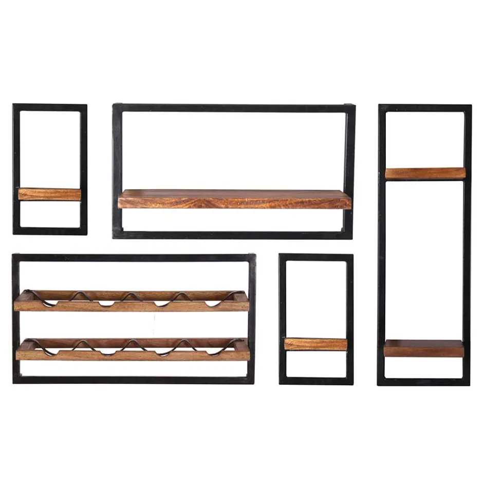 Pharao24 Hängeregal Walon> Wohnzimmerregale|Hängeregale