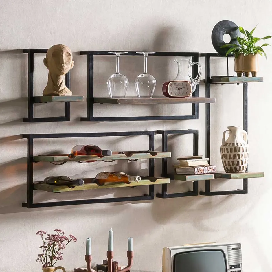 Pharao24 Hängeregale für Bar Woodstock> Hängeregale