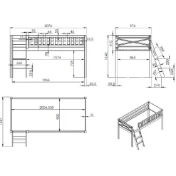 Pharao24 Hochbettgestell Brava><noscript><img width=