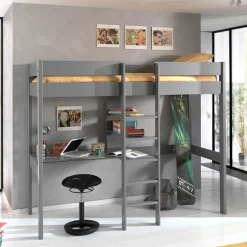 Kinderhochbetten|Kinderbetten*Pharao24 Hochbettgestell Ivros