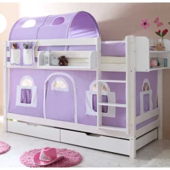 Kinderbetten|Etagenbetten*Pharao24 Hochbettgestell Sarah