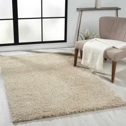 Pharao24 Hochflor Teppich Beige Pisaldo><noscript><img width=