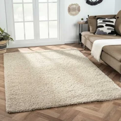 Pharao24 Hochflor Teppich Beige Pisaldo><noscript><img width=