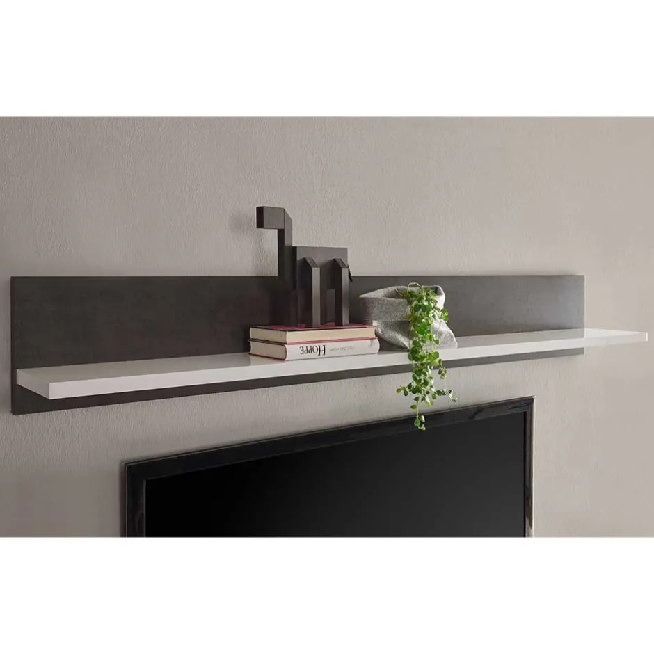 Wohnwand 350 Cm|Moderne Wohnwände*Pharao24 Hochglanz Anbauwand Jains