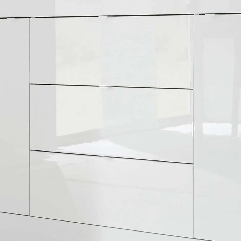 Esszimmerkommoden|Wohnzimmerkommoden*Pharao24 Hochglanz Anrichte Deconda