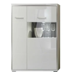Esszimmerkommoden|Wohnzimmerkommoden*Pharao24 Hochglanz Highboard Lefaria
