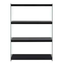 Pharao24 Hochglanz Regal Carnin> Wohnzimmerregale|Glasregale