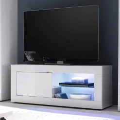 Wohnwand 300 Cm|Moderne Wohnwände*Pharao24 Hochglanz Wohnwand Deconda