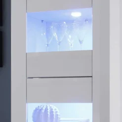 Wohnwand 300 Cm|Moderne Wohnwände*Pharao24 Hochglanz Wohnwand Deconda