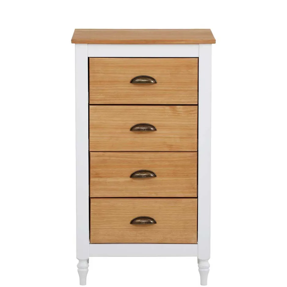 Massivholz Kommoden|Hochkommoden*Pharao24 Hochkommode Cahira