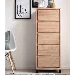 Massivholzmöbel|Massivholz Kommoden*Pharao24 Hochkommode Wonbra