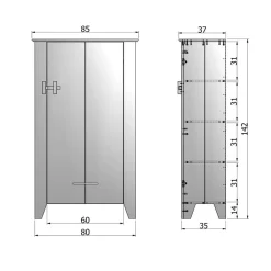 Pharao24 Hochschrank Abeka><noscript><img width=