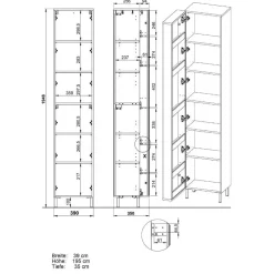 Pharao24 Hochschrank Ronny><noscript><img width=