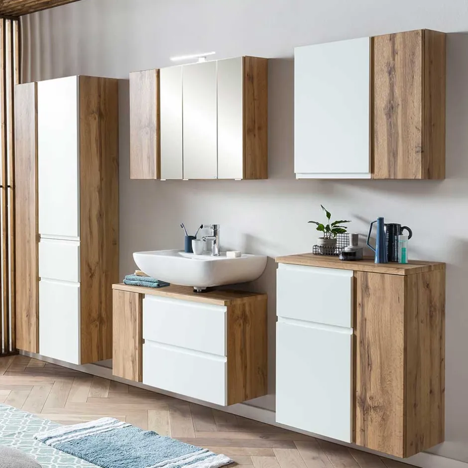 Pharao24 Hochwertiger Waschtisch Lactona> Bad Unterschränke|Badezimmerschränke