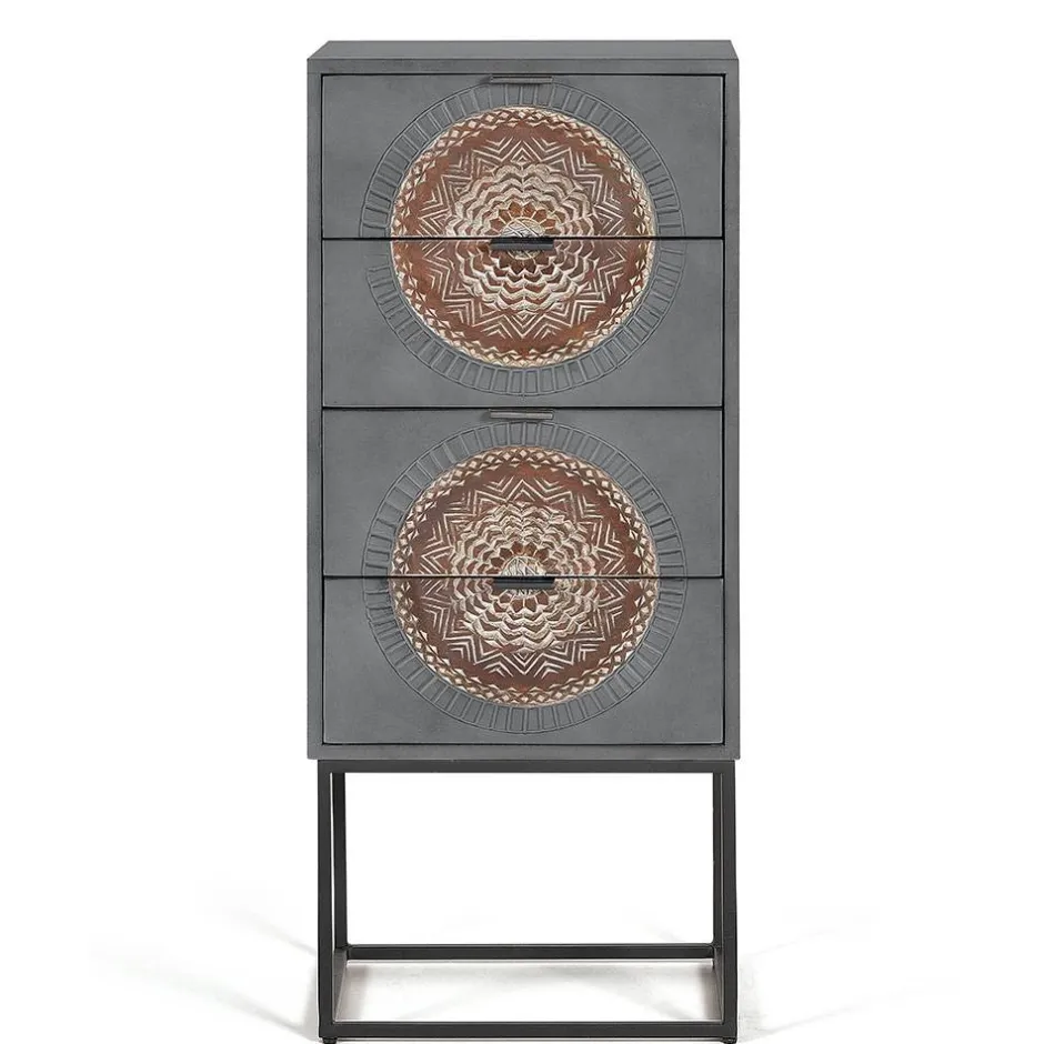 Pharao24 Hohe Kommode Binia> Hochkommoden|Telefonschränke