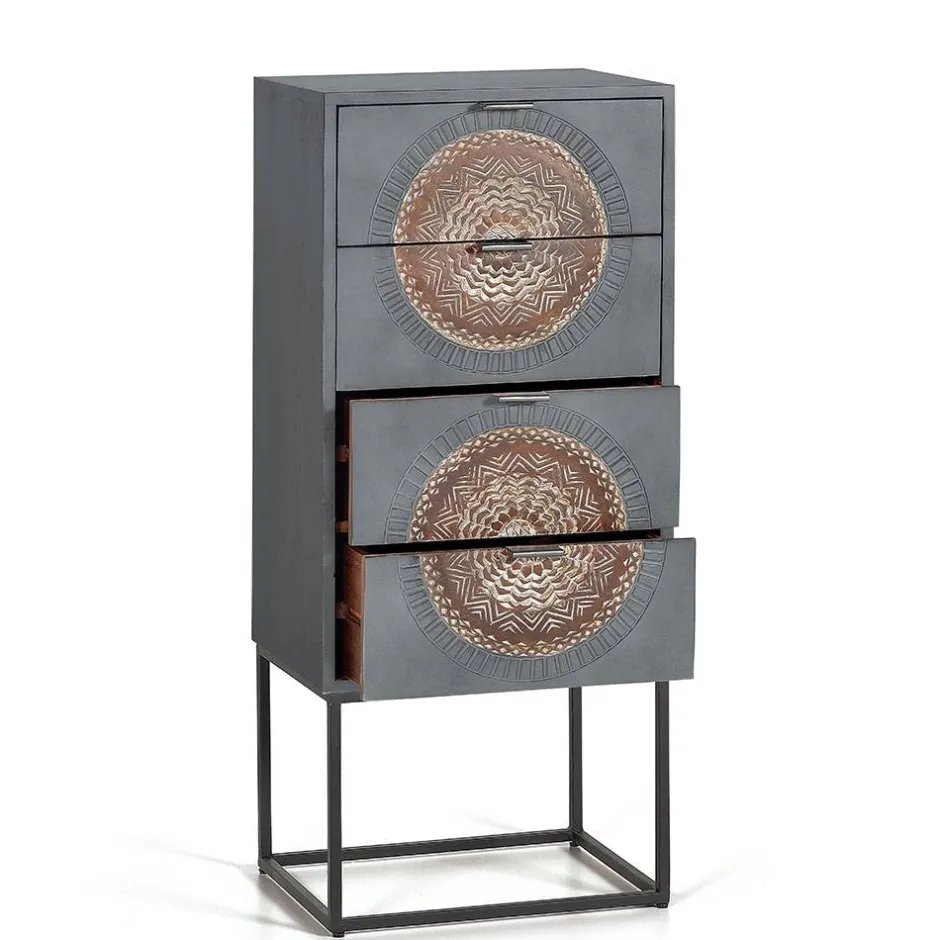 Pharao24 Hohe Kommode Binia> Hochkommoden|Telefonschränke