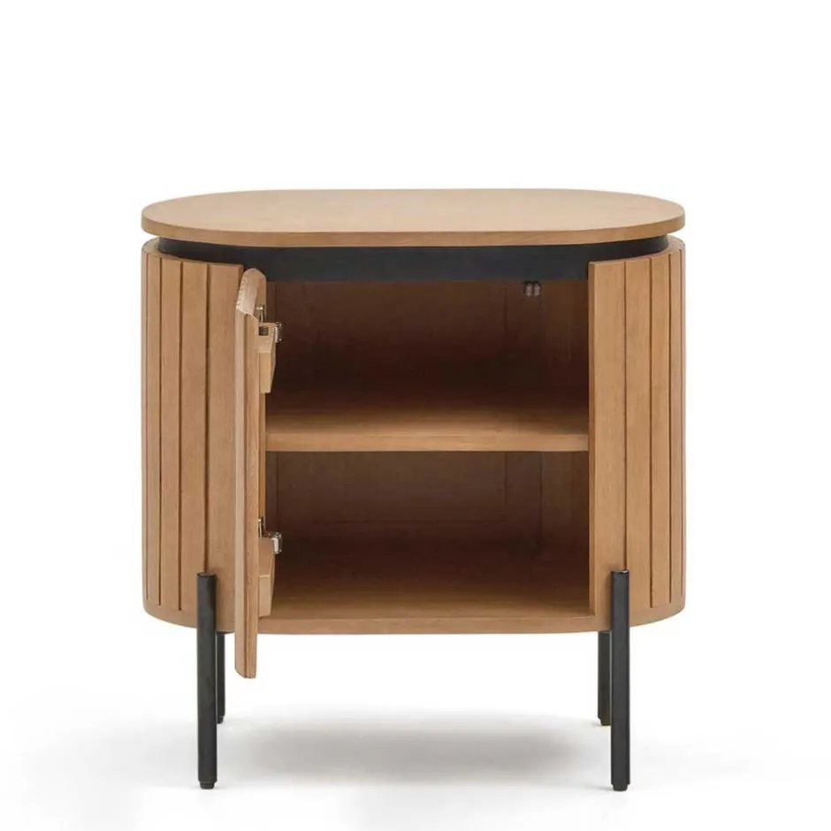 Massivholz Kommoden|Nachtkommoden*Pharao24 Hohe Nachtkommode Firessa