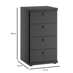 Hochkommoden*Pharao24 Hohe Schubladenkommode Hierro