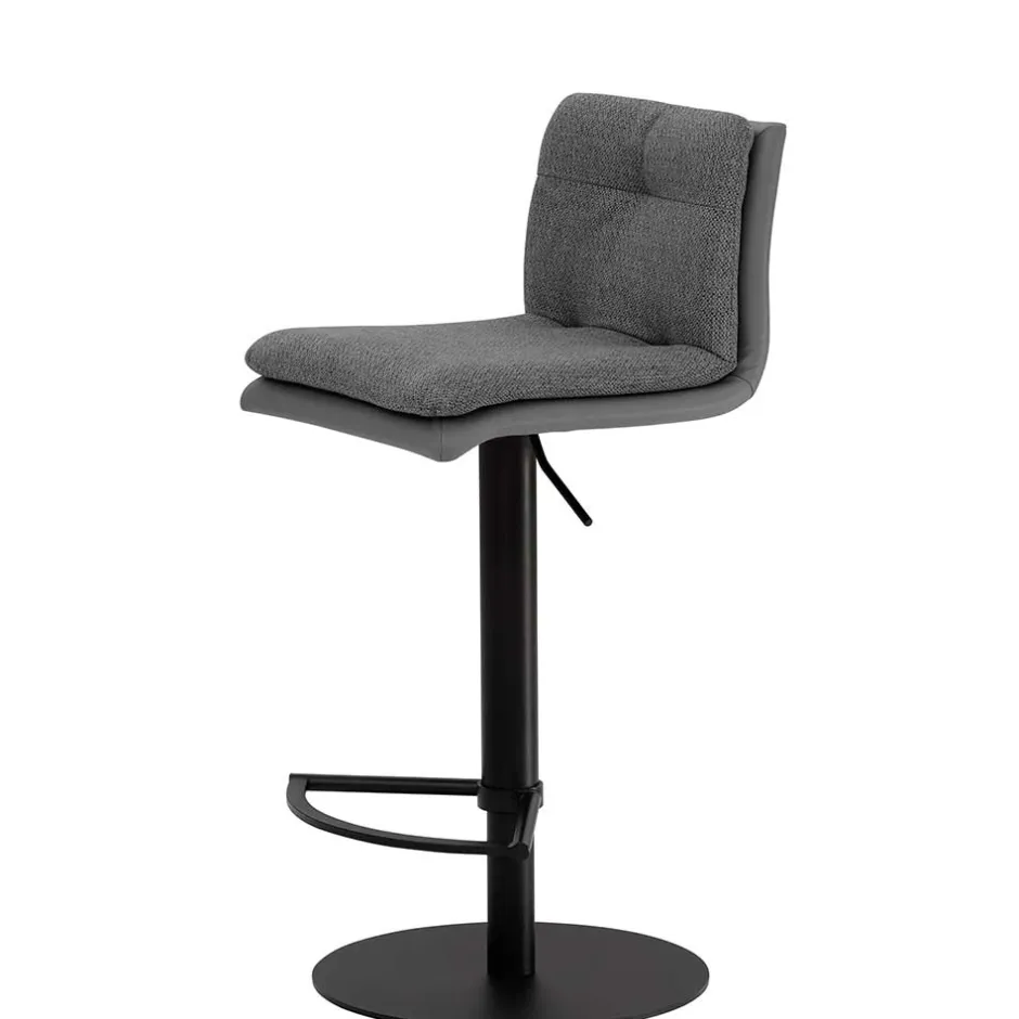 Barmöbel|Küchenhocker*Pharao24 Hoher Barhocker Grau Civetta