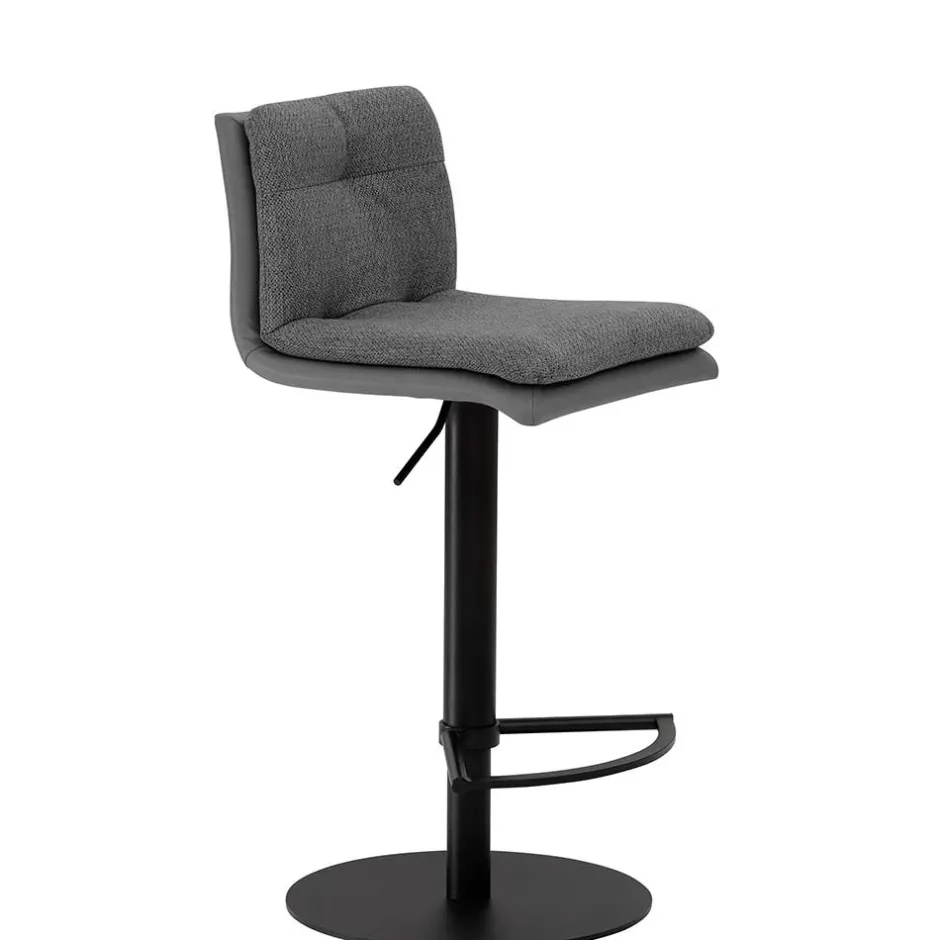 Barmöbel|Küchenhocker*Pharao24 Hoher Barhocker Grau Civetta