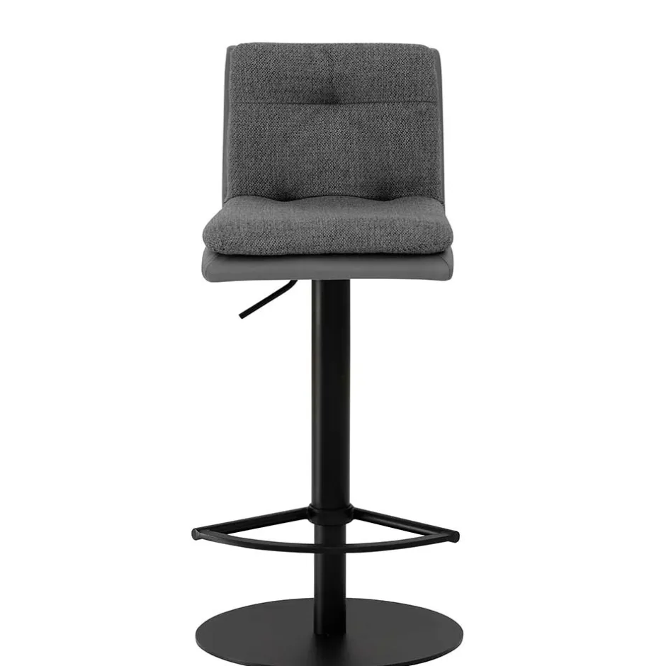 Barmöbel|Küchenhocker*Pharao24 Hoher Barhocker Grau Civetta