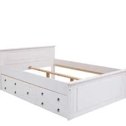 Doppelbetten|Funktionsbetten*Pharao24 Holz Doppelbett Sadanos