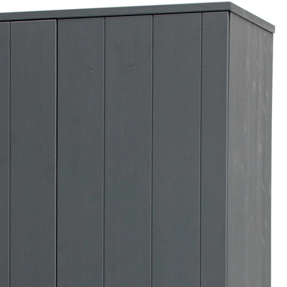 Pharao24 Holz Kleiderschrank Chalina> Drehtürenschränke|Massivholz Schränke