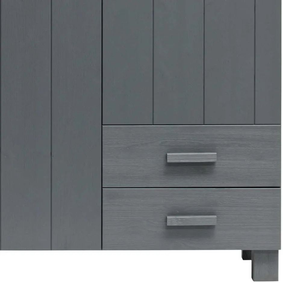 Pharao24 Holz Kleiderschrank Chalina> Drehtürenschränke|Massivholz Schränke