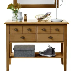 Konsolentische*Pharao24 Holz Kommoden Tisch Drobeta