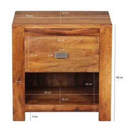 Nachtkommoden|Nachttisch*Pharao24 Holz Nachtkommode Arendal