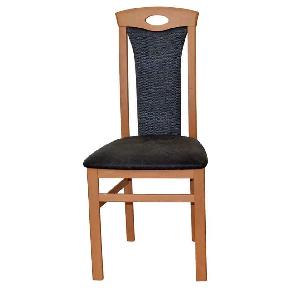 Pharao24 Holz Stühle mit Polster Louan> Hochlehner|Lederstühle