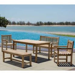 Gartenmöbel|Sitzgruppen*Pharao24 Holz Terrassensitzgruppe Spadarius