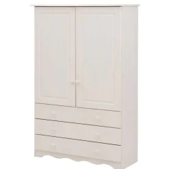 Wäscheschrank*Pharao24 Holz Wäscheschrank Vreya