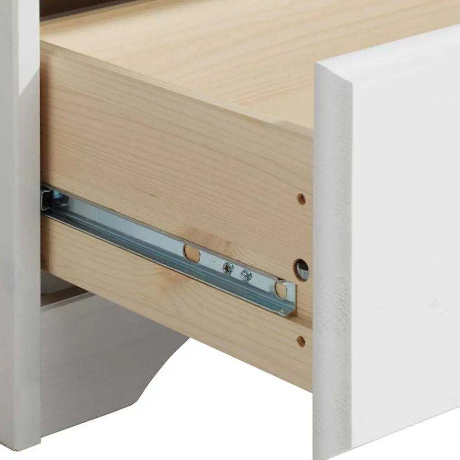 Wäscheschrank*Pharao24 Holz Wäscheschrank Vreya