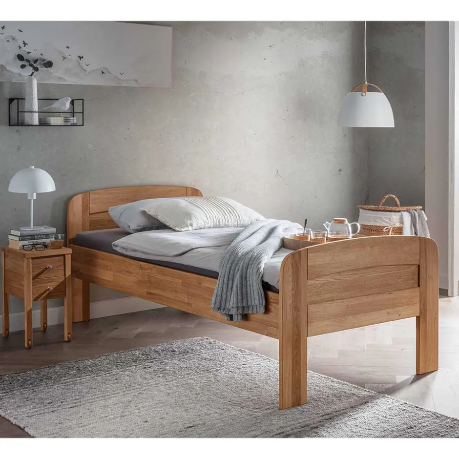 Einzelbetten|Komfortbetten*Pharao24 Holzbett Flanzios