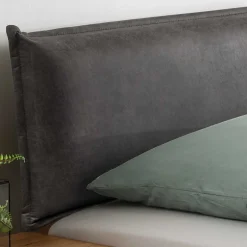 Massivholzmöbel|Funktionsbetten*Pharao24 Holzbett mit Polsterkopfteil Pacurian