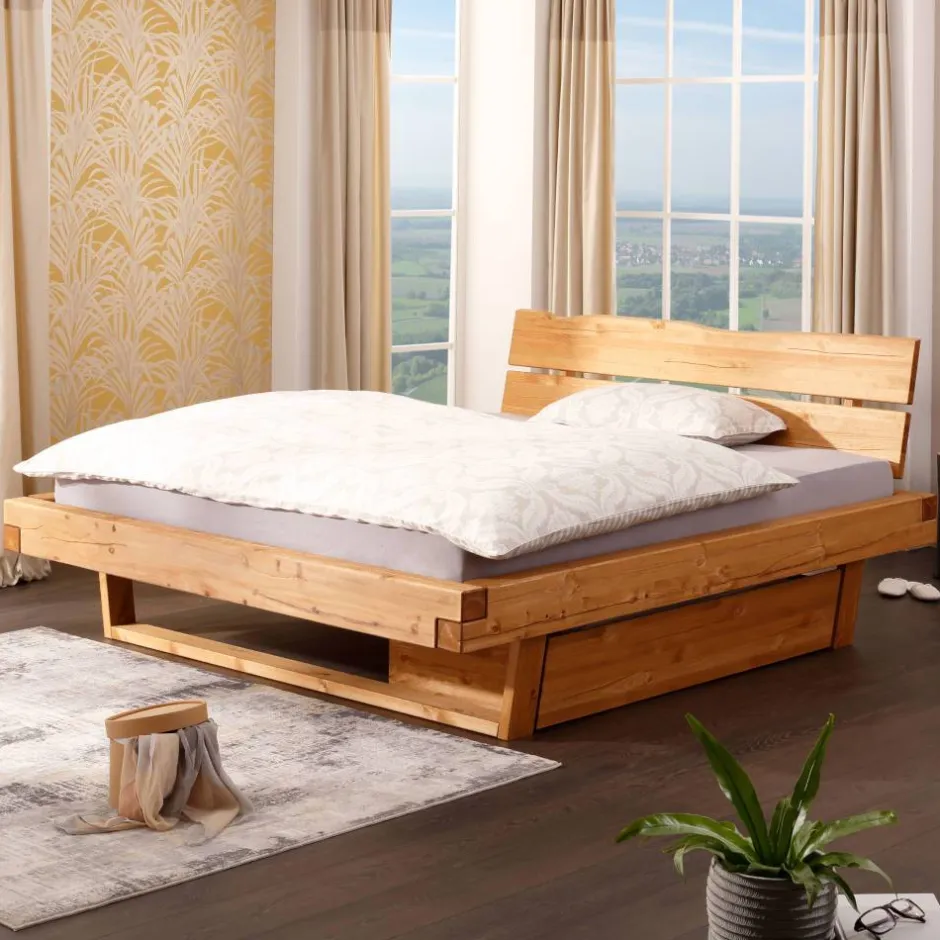 Pharao24 Holzbett Nikosai> Funktionsbetten|Schubkastenbetten