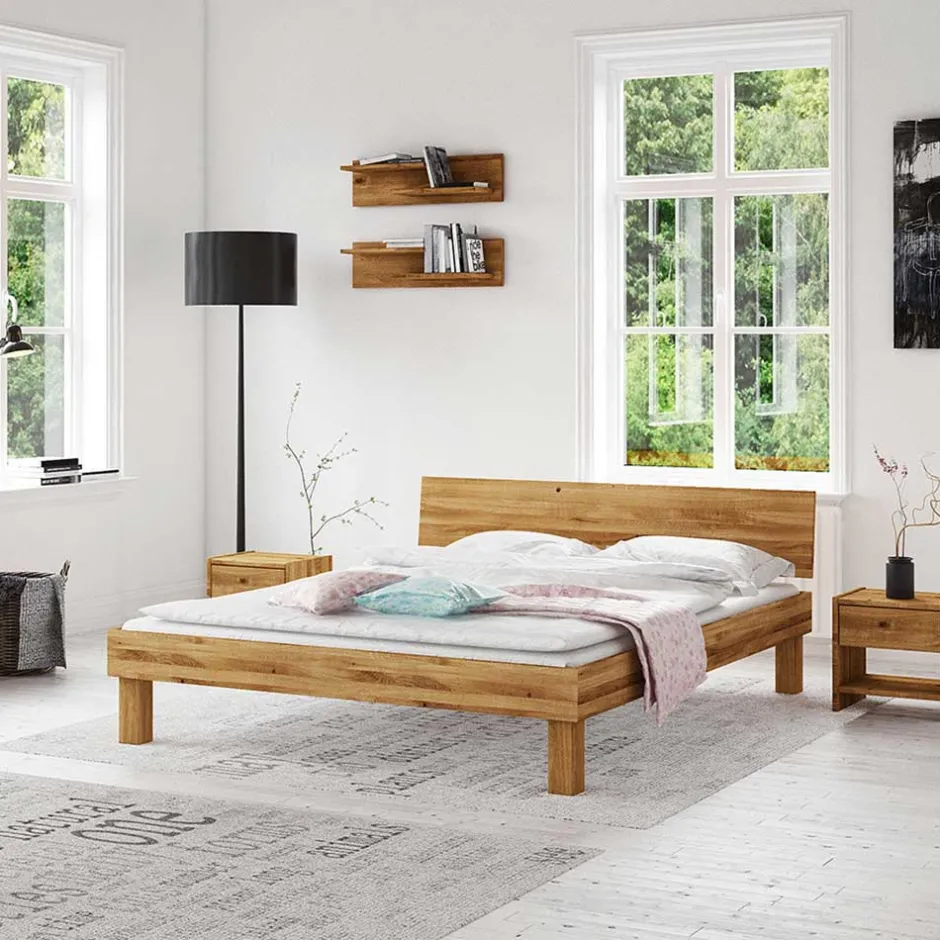 Pharao24 Holzbettgestell Sadarian> Massivholzmöbel|Doppelbetten