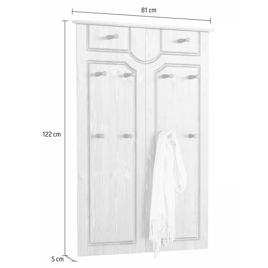 Pharao24 Holzgarderobe Alinica> Garderoben Paneele|Wandgarderoben