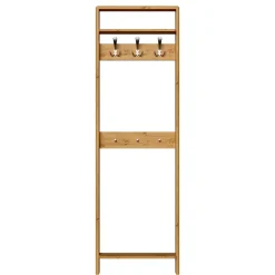 Garderoben Paneele|Massivholz Garderoben*Pharao24 Holzgarderobe Lemcon