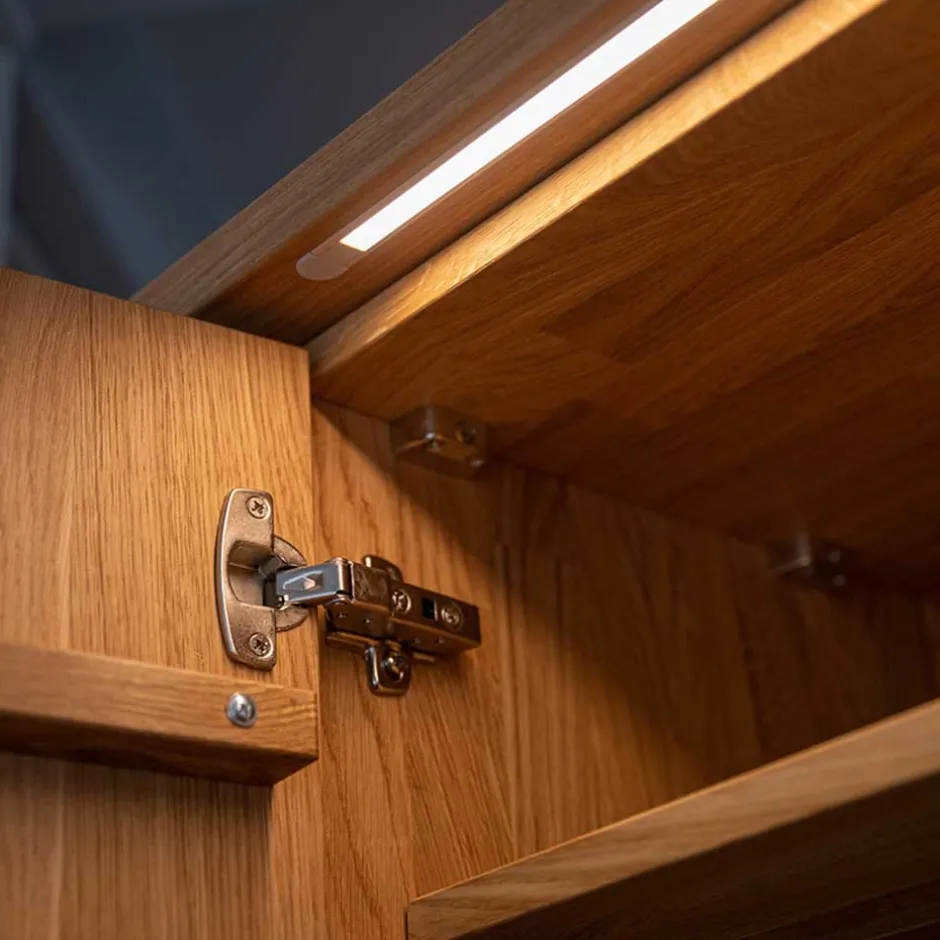 Pharao24 Holzkleiderschrank Bibliana> Massivholzmöbel|Drehtürenschränke