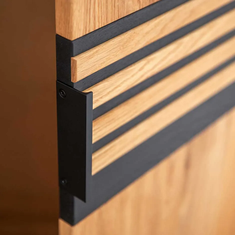 Pharao24 Holzkleiderschrank Bibliana> Massivholzmöbel|Drehtürenschränke