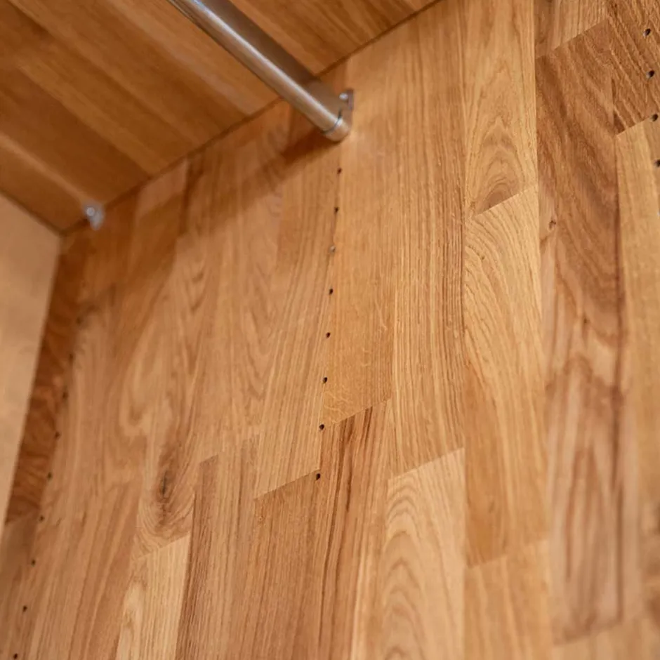 Pharao24 Holzkleiderschrank Bibliana> Massivholzmöbel|Drehtürenschränke