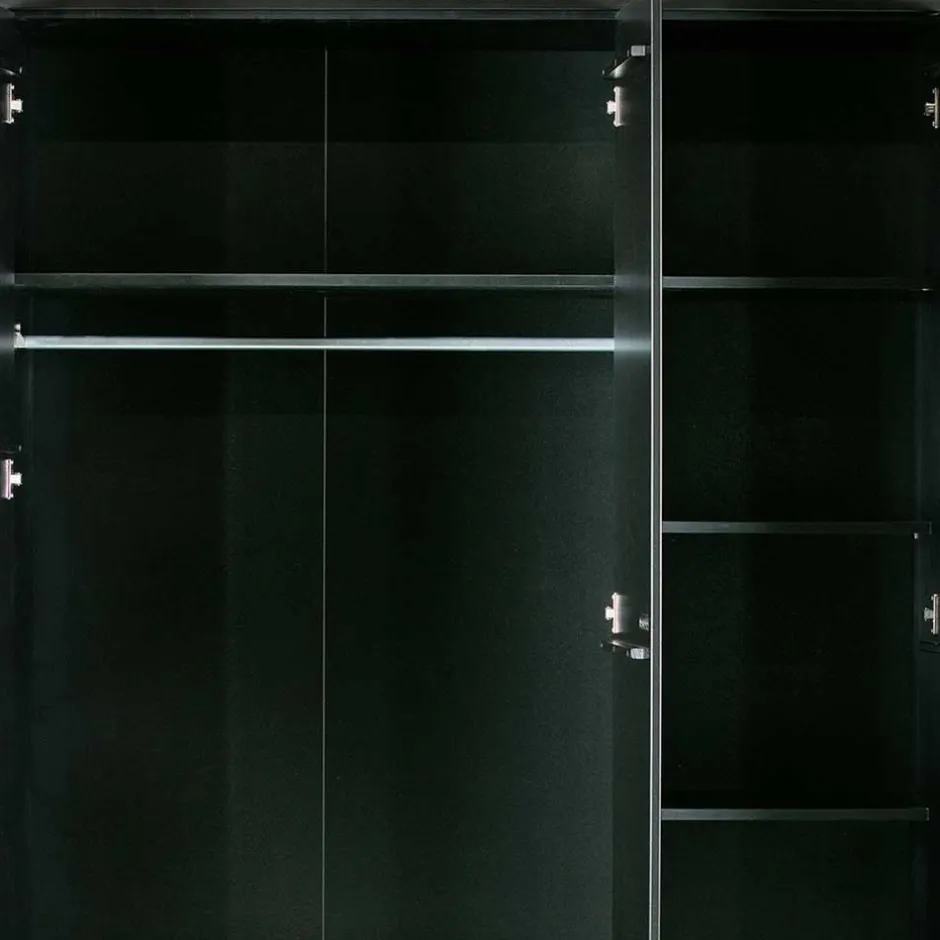 Pharao24 Holzkleiderschrank Jelian> Massivholz Schränke|Drehtürenschränke